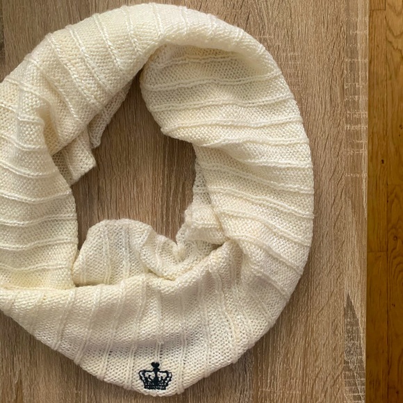 Juicy Couture Snood White Beige One Size - Picture 3 of 6